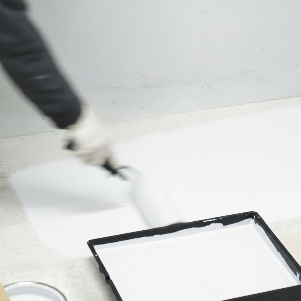 Epoxid Bodenfarbe Anti-Rutsch - 5L - Weiß & Schwarz