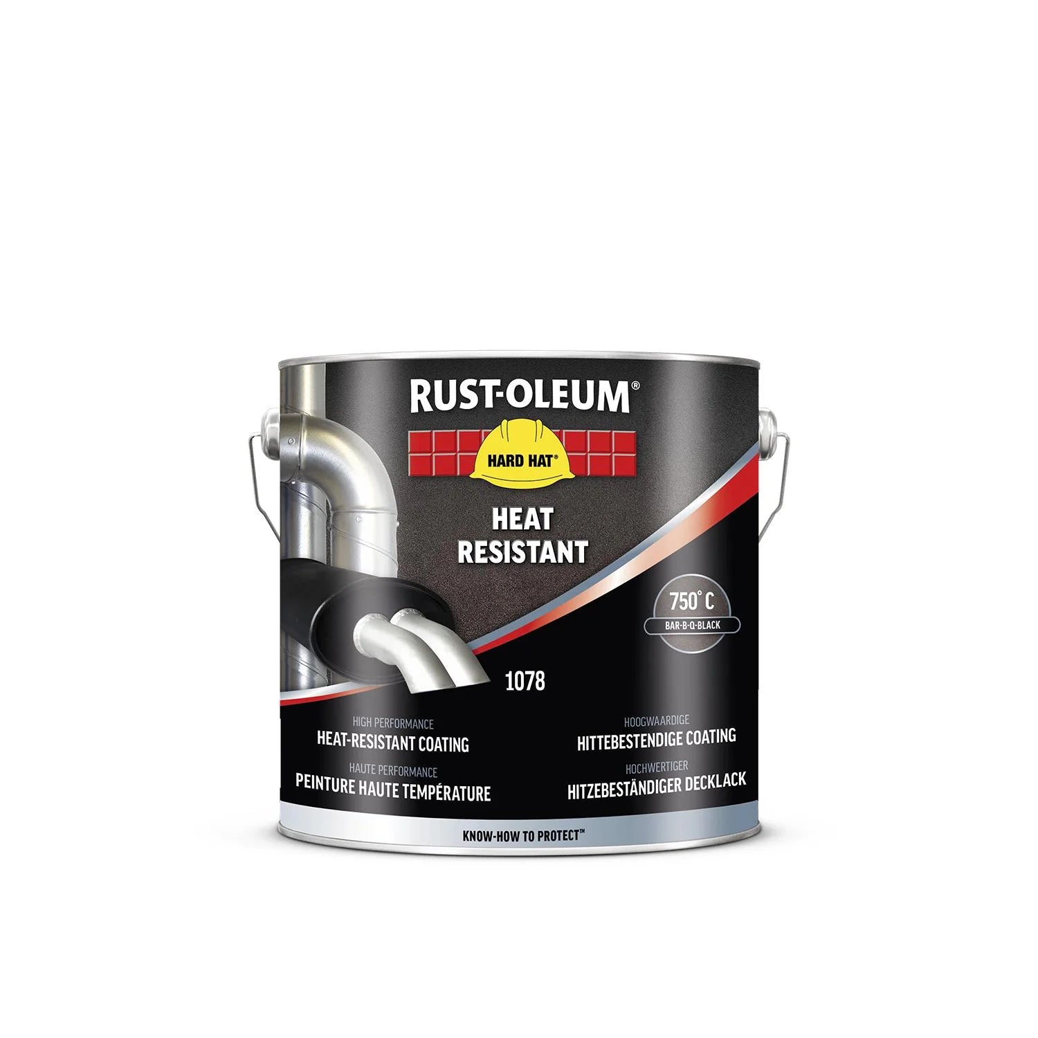 Rust-Oleum Hard Hat Hitzebeständiger Decklack 2,5 l