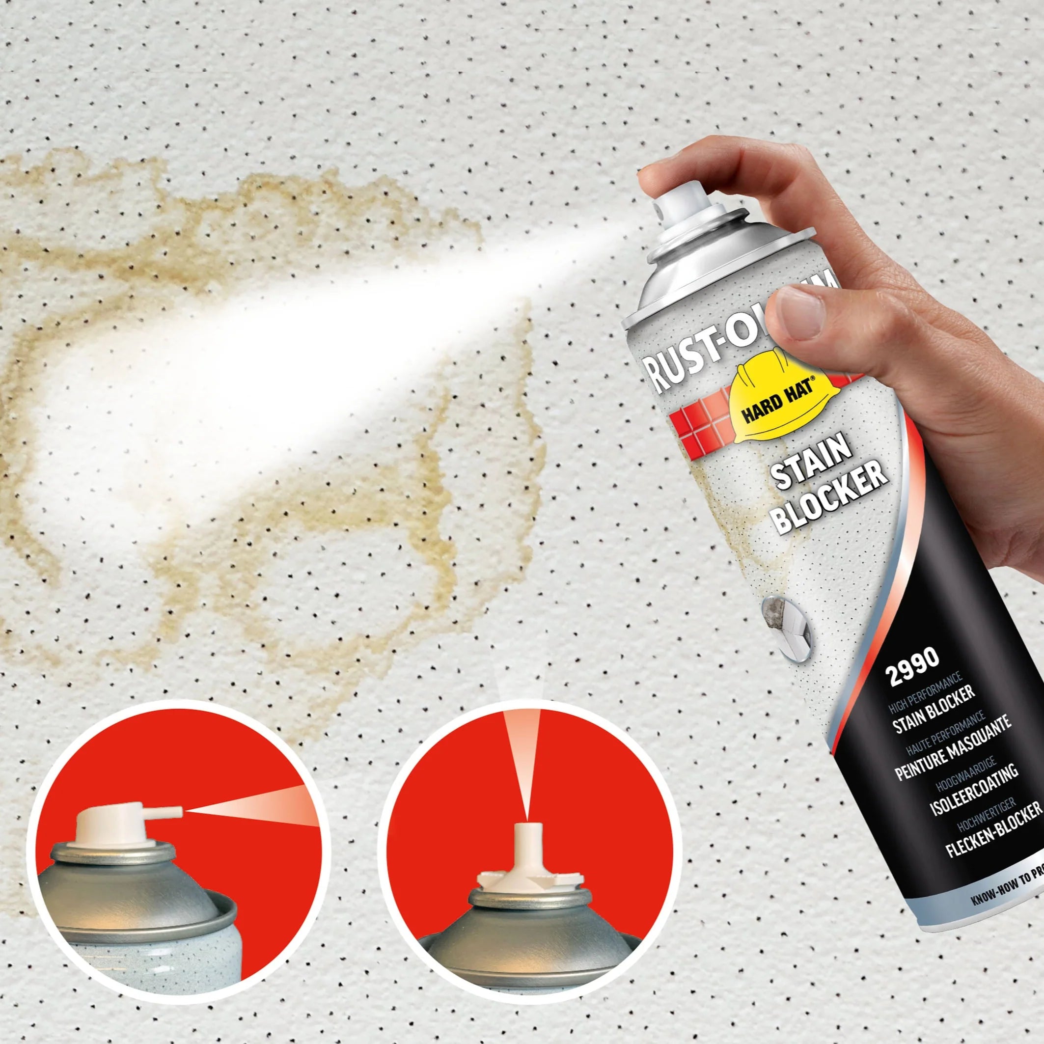 Rust-Oleum HARD HAT Flecken-Blocker 500ml, Spray