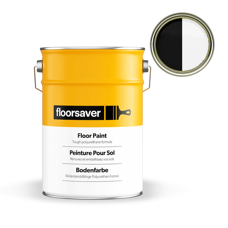 Bodenfarbe - 5L - Weiß & Schwarz