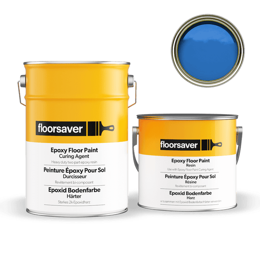 Epoxid Bodenfarbe - 5L - Blau