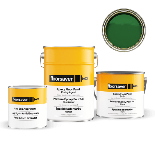 Epoxid Bodenfarbe Anti-Rutsch - 5L - Grün