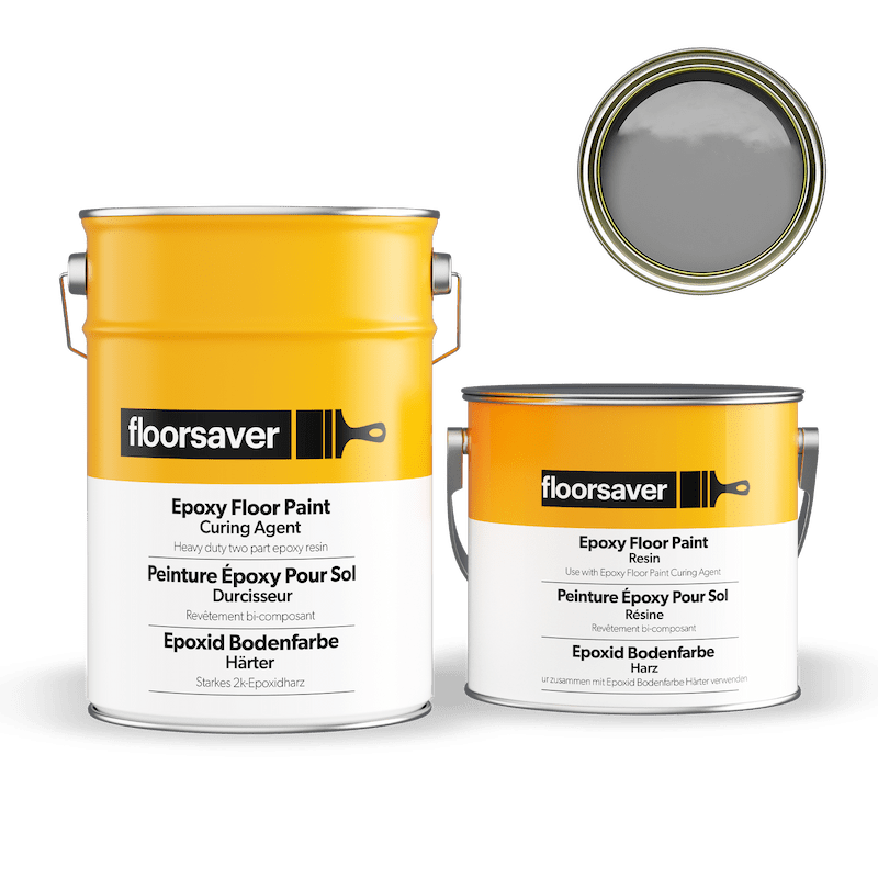 Epoxid Bodenfarbe - 5L - Grau