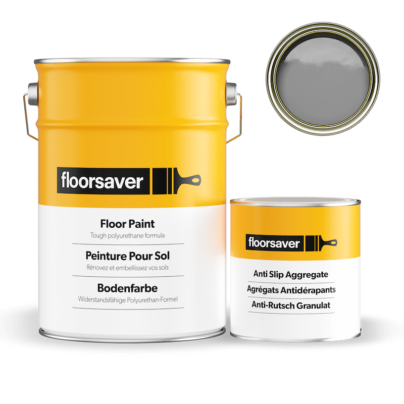 Bodenfarbe Anti Rutsch - 5L - Grau