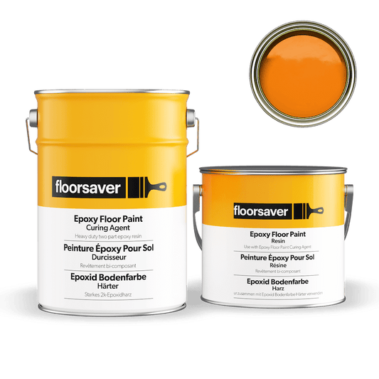 Epoxid Bodenfarbe - 2,5L - Orange