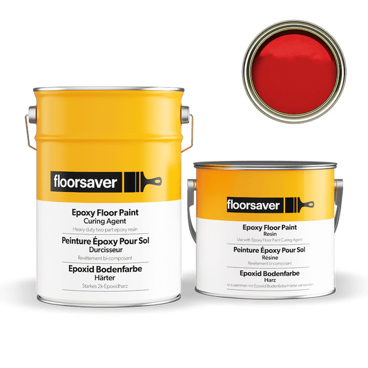 Epoxid Bodenfarbe - 2,5L - Rot