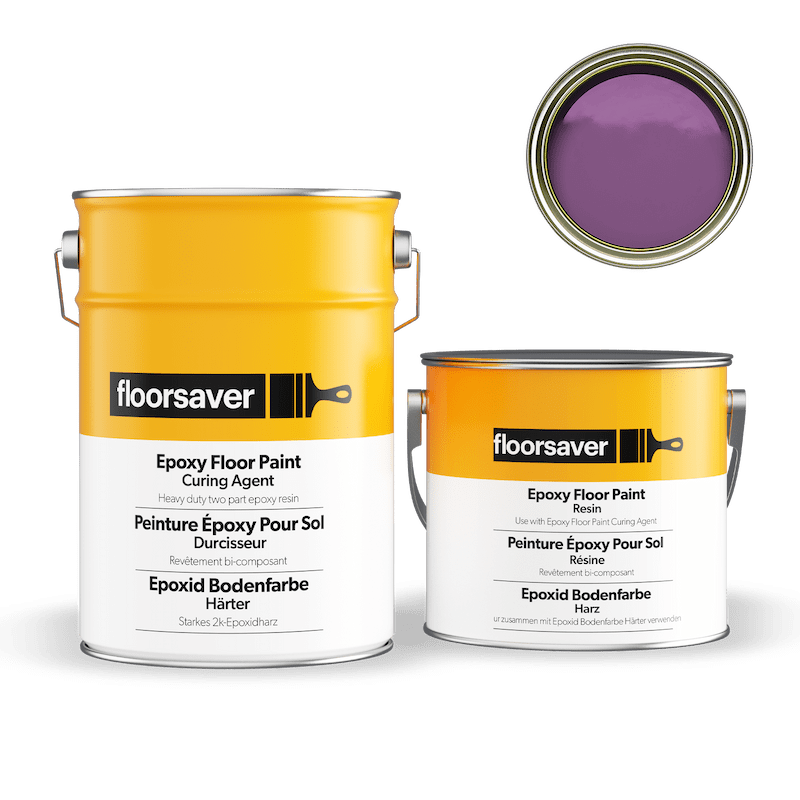 Epoxid Bodenfarbe - 2,5L - Violett