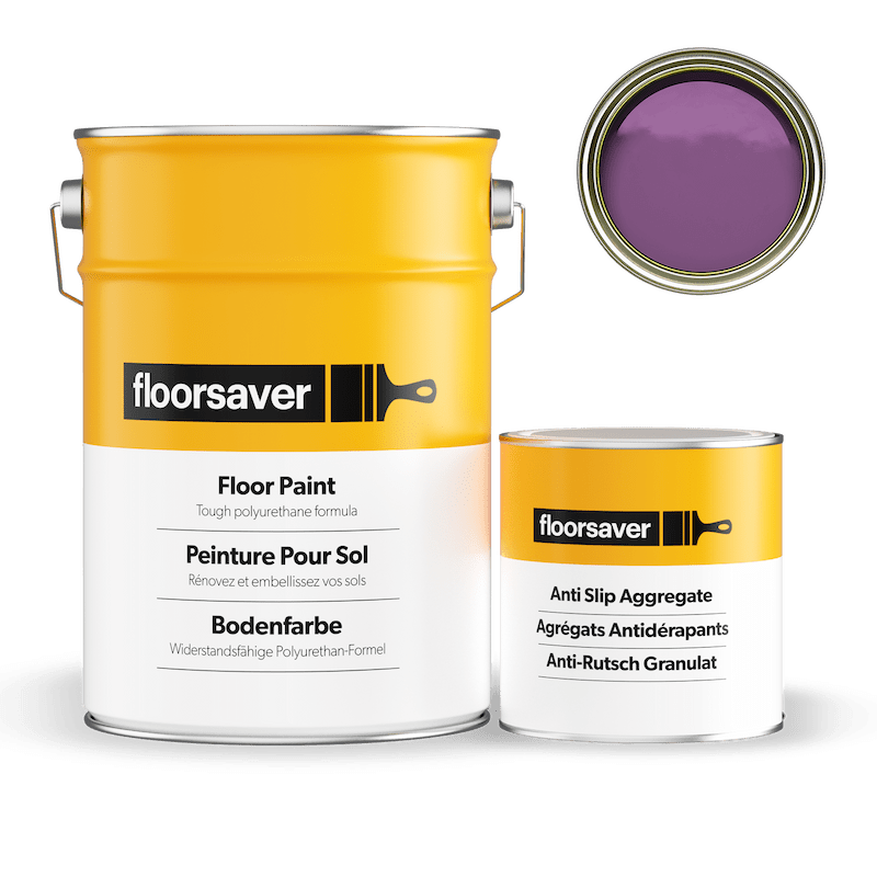 Bodenfarbe Anti Rutsch - 2,5L - Violett