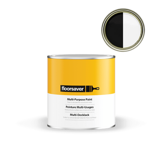 Multi-Decklack - 1L - Weiß & Schwarz