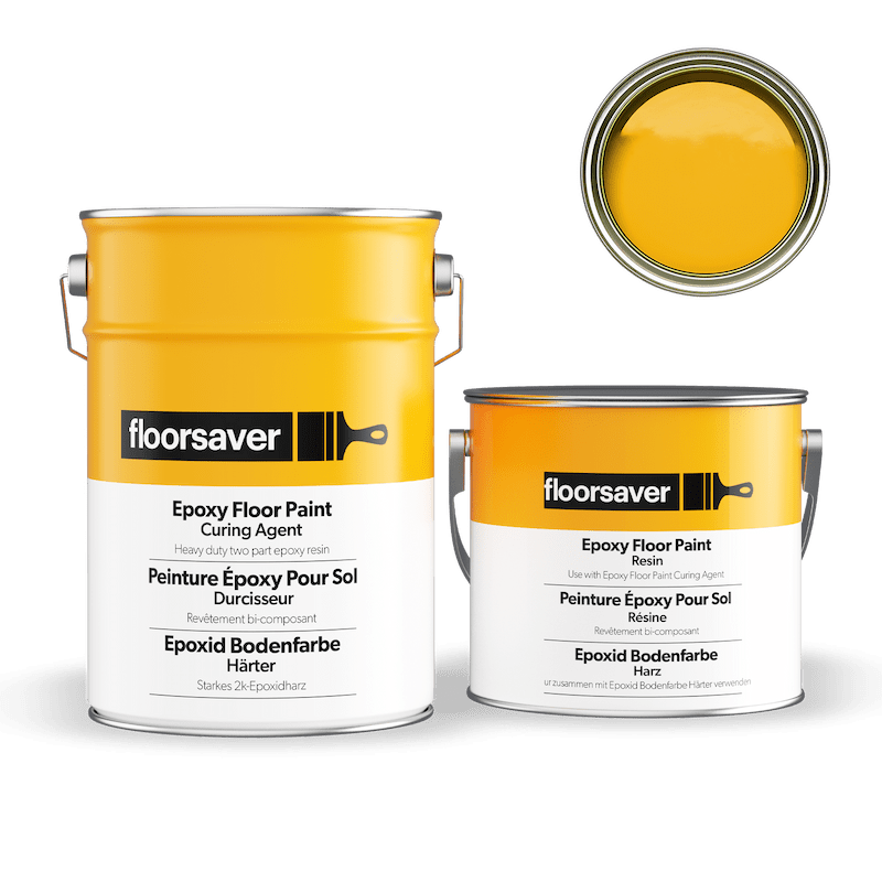 Epoxid Bodenfarbe - 5L - Gelb